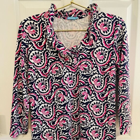J McLaughlin Paisley Long Sleeve Dress - Picture 3 of 5